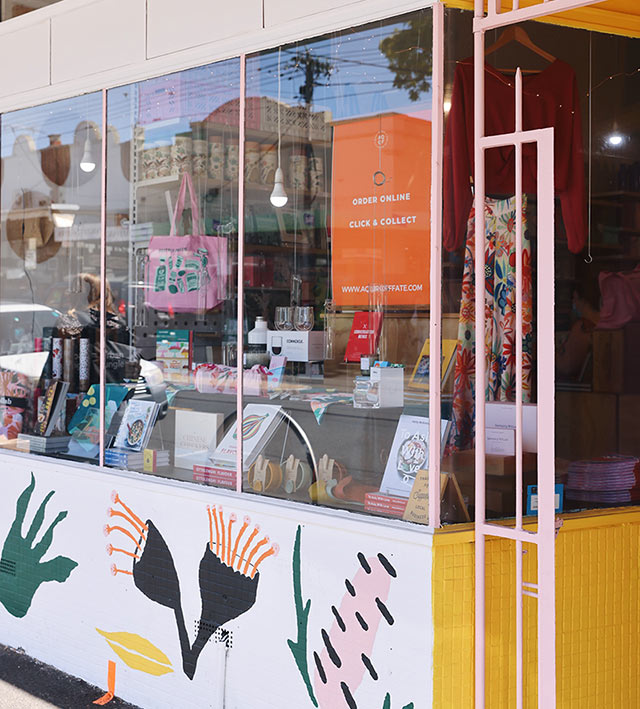 A Quirk of Fate store front in Northcote Melbourne