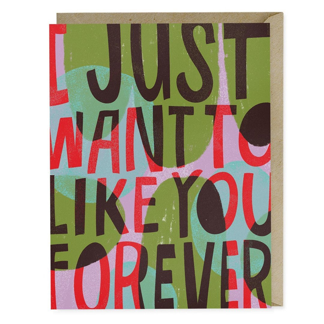 I JUST WANT TO LIKE YOU FOREVER – A Quirk of Fate